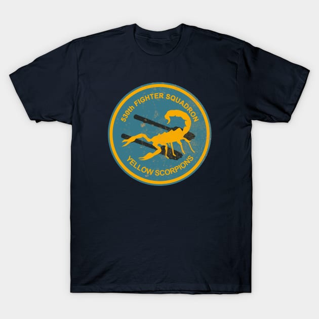 WW2 530th Fighter Squadron (distressed) T-Shirt by TCP